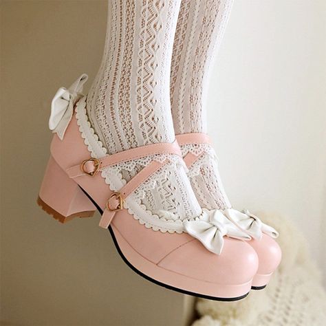 Chunky platform heels