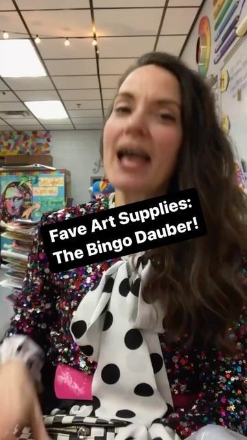 Cassie Stephens on Instagram: "Ah! Yesterday’s Bingo Dauber video wouldn’t load completely so I have this one to share. If you search my blog or my IG feed for even a minute, you’ll see how I use these to create banners and all the different ways my students use them in art class. Happy Monday!" Bingo Dauber Art, Bingo Dauber, Cassie Stephens, Ig Feed, Teacher Stuff, Art Teacher, Art Class, Happy Monday, Classroom Ideas