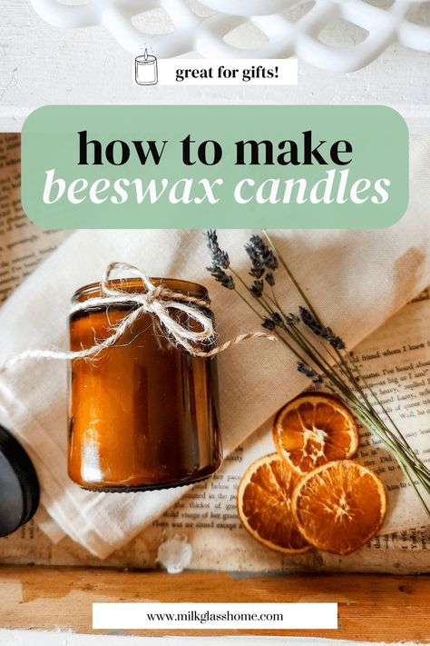 Looking for a relaxing and rewarding hobby? Dive into the world of DIY beeswax candle making! With just a few simple ingredients, you can craft beautiful, all-natural candles that bring a soothing ambiance to your home. And for an extra touch of luxury, discover the magic of incorporating coconut oil into your candle creations—it adds a subtle, delightful fragrance and enhances the burn quality, making your homemade candles truly special. Start your candle-making journey today! Clean Candle Making, Candle Making Beeswax Tutorials, Handmade Beeswax Candles, Beeswax Pillar Candles Diy, Candle Making Step By Step, Easy Diy Candles Homemade, Diy Lavender Candle, Bees Wax Candles Ideas, How To Make Non Toxic Candles