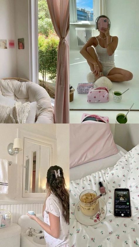 Pink White Aesthetic, Clean Girl Vibes, Soft Life Era, A Soft Life, Girl Therapy, Pink Lifestyle, Dream Vision Board, Soft Life, Rich Girl Lifestyle