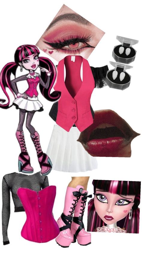 Draculaura Aesthetic, Monster High Halloween, Dracula Costume, Celebration Day, Halloween Costume Outfits, Cosplay Halloween, Dracula, Halloween Outfits, Monster High