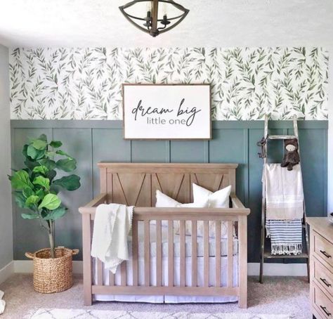 Sage Room, Baby Eye, Sage House, Dublin House, Nursery Reveal, Batten Wall, Baby Nursery Inspiration, Board Batten, Dream Big Little One