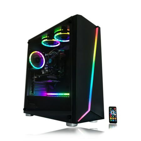 Alarco Gaming PC Desktop Computer Intel Core i5-2400 3.10 Ghz NVIDIA GTX 650 1GB Video Card DVI,VGA and HDMI Outputs 8GB DDR3 Ram 1TB Hard Drive WINDOWS 10 Pro Ethernet port and WiFi Ready! Ready for Gaming! Runs Fortnite average 60 FPS on Medium Settings and 100+ FPS on low settings. Runs Pubg average 30 FPS on Low settings. Runs GTA5 average 30 FPS. Color: Black. Computer Memory Types, Gaming Pc Build, Cool Desktop, Gaming Desktop, Gaming Pcs, Computer Desktop, Video Card, Desktop Computer, Desktop Pc