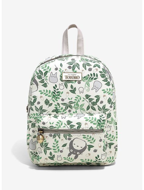 Totoro Leaf, Totoro Backpack, Acorn Pattern, Studio Ghibli My Neighbor Totoro, Ghibli My Neighbor Totoro, Cinderella Carriage, Soot Sprites, Going On An Adventure, Neighbor Totoro