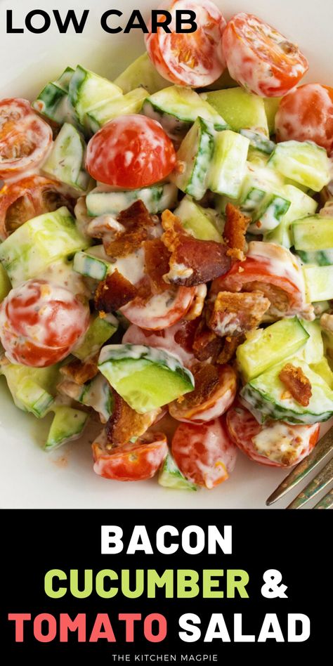 Salad Recipes Keto, Cucumber And Tomato Salad, Cucumber And Tomato, Best Salad, Tomato Salad Recipes, Fresh Salad Recipes, Cucumber Tomato Salad, Low Carb Salad, Cucumber Recipes Salad