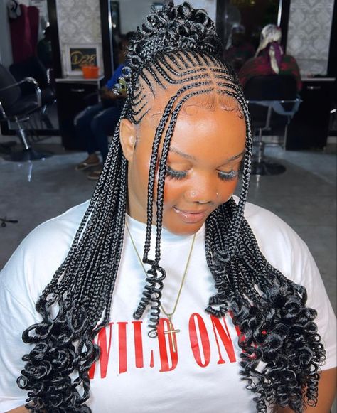 Box Braids, Plait Styles, Latest Hairstyles, Latest Hairstyles For Ladies, Fulani Braids, African Braids Hairstyles, African Braids, Long Braids, Luxury Beauty