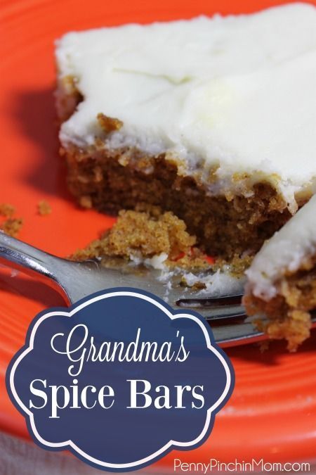 Forget the pie!! Once you make these Grandma's Spice Bars you will thank yourself! These are not made with pumpkin, but rather a secret ingredient!! Trust me - if grandma made these then you know that makes them a winner - right?! #grandmasrecipe #spicebars #falldesserts #PPM Diy Pumpkin Recipes, Pumpkin And Cream Cheese, Spice Bars, Baby Carrot Recipes, Fall Recipes Pumpkin, Cook Out, Pumpkin Spice Recipe, Easy Autumn Recipes, Pumpkin Roll