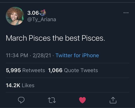 Pisces Season Quotes Birthday Month, Pisces Twitter Quotes, March Pisces Woman, Pisces Birthday Quotes, Pisces Captions, Pisces Tweets, February Pisces Vs March Pisces, Pisces Core, Pisces Szn