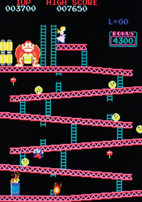 22 faces of Donkey Kong - Imgur Retro Games Wallpaper, Arcade Retro, School Video, Retro Arcade Games, Retro Gaming Art, Editing Video, Vintage Video Games, Vintage Videos, Classic Video Games