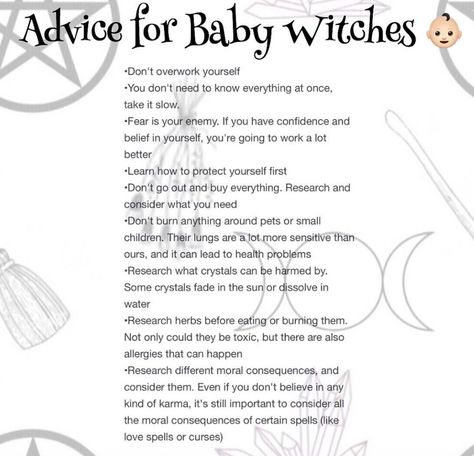 Witch Basics Notes, Witchcraft Notes For Beginners, Types Of Spells Witchcraft, Witch Craft For Beginners, Beginner Wicca, Witch Journal Ideas, Witchcraft Tips, Witchcraft Spells For Beginners, Spells For Beginners