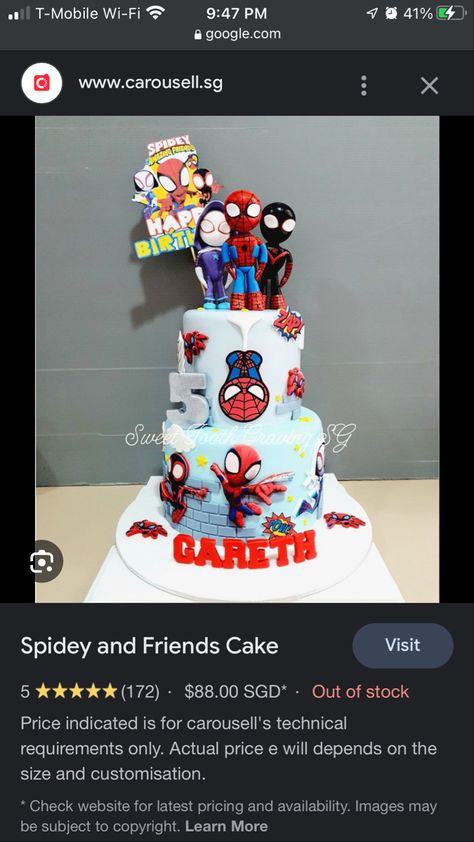 Spider And Friends Cake, Spidey And His Amazing Friends Cake, Pastel Spiderman, Spidey Birthday, Comic Cake, Friends Birthday Cake, Spidey And His Amazing Friends, Birthday 5, Spiderman Birthday Party