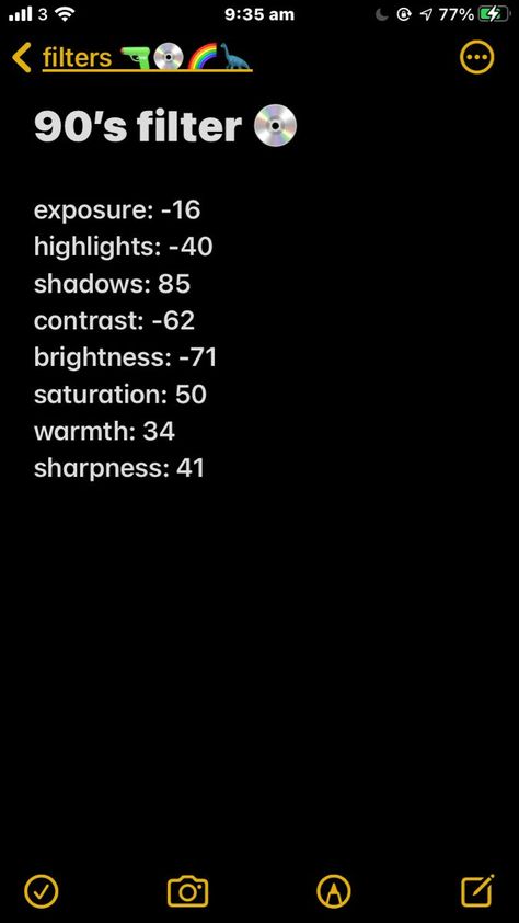 Photo Editing Settings, Photos Settings, Editing Settings, Yt Video Ideas, Iphone Photo Editing, Picture Settings, Picture Filters, Pic Filters, Iphone Filters