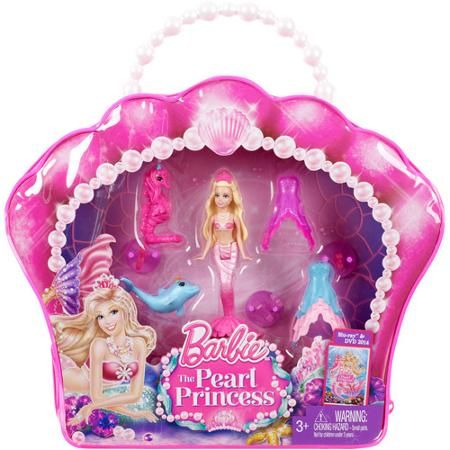 Barbie Pearl Princess Small Doll Play Set Only $6.18! (reg. $14.97) Barbie Pearl Princess, Num Noms Toys, Nostalgia Toys, Original Barbie Doll, Pearl Princess, Mermaid Barbie, Toy Playsets, Crochet Applique Patterns Free, Mattel Shop