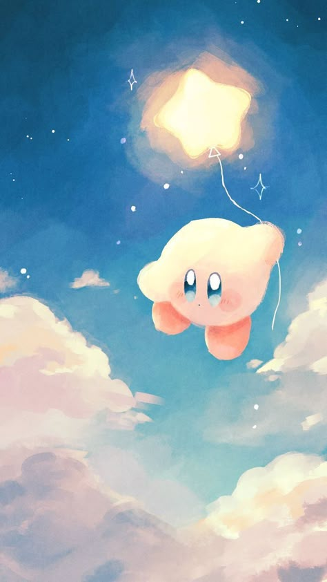 Blue Kirby Wallpaper, Kirby Aesthetic, Kirby Wallpaper, Kirby Cute, Cute Kirby, Kirby Nintendo, Aesthetic Kirby, Kirby And Friends, Kirby Character