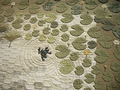 Tokyo Quilt Festival via rengebatake on Tumblr Japanese Quilts, Landscape Quilts, Quilt Festival, Water Ripples, 자수 디자인, Applique Quilts, Crazy Quilts, Beautiful Quilts, Fabric Art