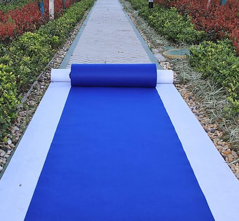 Amazon.com: Aisle Runners Wedding Accessories Royal Blue Aisle Runner Carpet Rugs for Step and Repeat Display, Ceremony Parties and Events Indoor or Outdoor Decoration 40 Inch Wide x 30 feet Long : Home & Kitchen Luxury Corridor, Wedding Carpet, Long Carpet, Aisle Runner Wedding, White Runners, Outdoor Luxury, Runner Carpet, Blue Carpet, Aisle Runner