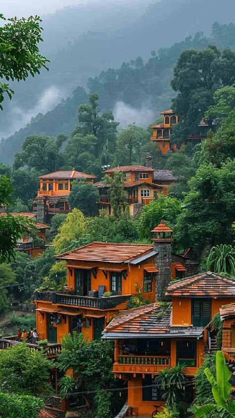 8 Secret Towns In Mussoorie Unknown To Tourists Tourist Places In India Beautiful, Mussorie Trip, Landour Mussoorie, Beautiful Places In India, Ias Officer, Apple Orchards, Mussoorie, Traditional Houses, Travel India