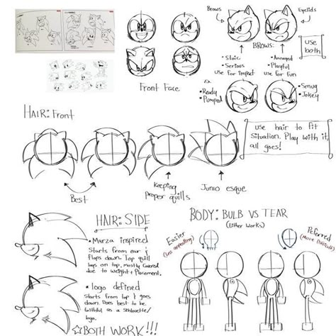 Artstyle Tutorial, Sonic Tutorial, Sonic Anatomy, Sonic Art Style, Sonic Bases, Drawing Sonic, Sonic Reference, Sonic Drawings, Draw Sonic