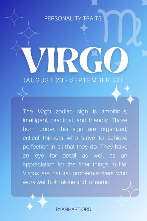 As the sixth sign of the zodiac (August 23 – September 22), Virgo is known for their practicality and natural intelligence. September Personality Traits, August Virgo Vs September Virgo, Virgo And Virgo Compatibility, September 22 Zodiac Sign, Virgo And Virgo, Virgo And Sagittarius Compatibility, Zodiac Sign For September, Virgo Personality Traits, Virgo Relationships