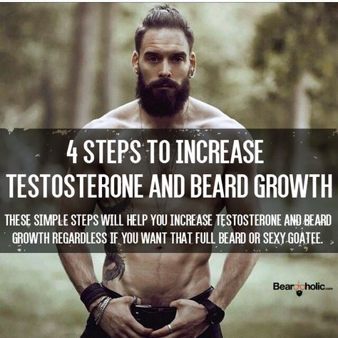 u8qgcr1462450881 Beard Growth Tips, Ways To Increase Testosterone, Beard Tips, Increase Testosterone, Beard Growth, Grow Beard, Beard Life, Beard Grooming, Beard Care