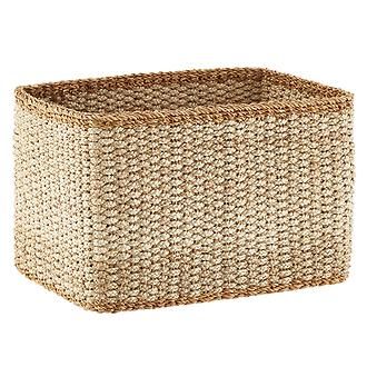 Carmel Baskets | The Container Store Mudroom Storage Baskets, Mudroom Baskets, Large Baskets For Storage, Storage Baskets For Shelves, Desk Modern Design, Island Storage, Lake Minnetonka, Shoe Basket, Belly Basket