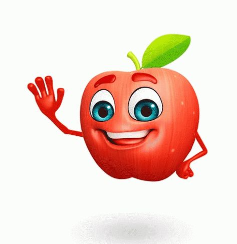 Apple Hello GIF - Apple Hello Hi - Discover & Share GIFs Apple Images, Hello Gif, Kids Nursery Art, Skeleton Illustration, Animated Cartoon Characters, Cartoon Fish, Animal Portraits Art, Biker Art, Animated Animals