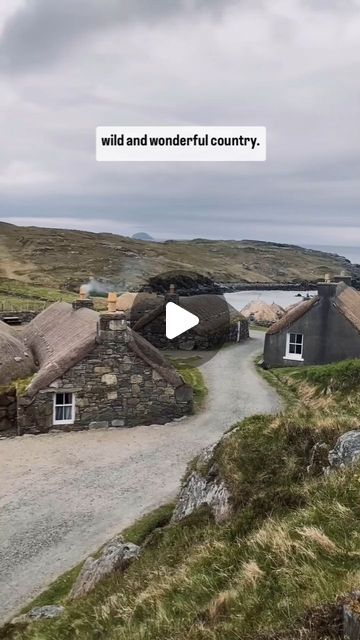 Map of United kingdom on Instagram: "🎥 by @traveltwo_ 🏴󠁧󠁢󠁳󠁣󠁴󠁿 Have you  ever visited Scotland? 🏴󠁧󠁢󠁳󠁣󠁴󠁿" Scottish Croft, Isle Of Lewis, Scottish History, Stone Cottages, Outer Hebrides, Visit Scotland, Thatched Roof, The Isle, Step Back