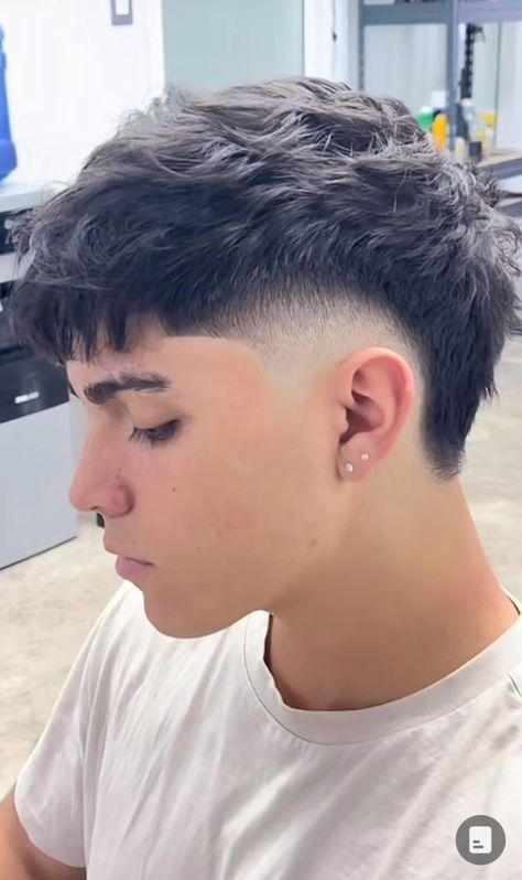 #menshair #barber #barbershop #barberlife #haircut #barbershopconnect #fade #hair #mensfashion #hairstyle #barbers #barbering  #hairstyles #style #barbersinctv #menstyle #barberworld #andis #skinfade #fashion #menshaircut #sharpfade #mensgrooming #haircutsformen Long Too Short Sides Men, Skinfade Men Haircuts, The Edgar Haircut, Textured Burst Fade, Burst Fade Mullet Mens, Bust Fade Mullet, Mid Taper Fade Haircut Straight Hair Boy, V Burst Fade, French Crop Burst Fade