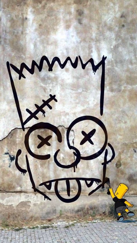 Tattoo Sky, Bart Simpson Art, Graffiti Wallpaper Iphone, Graffiti Writing, Graffiti Doodles, Simpsons Art, Graffiti Tagging, Graffiti Style Art, Graffiti Characters