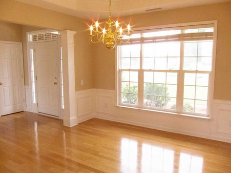 Dining Room Entryway Transformation Front Door Into Dining Room Entryway, Dining Room Near Front Door Entryway, Dining Room Entryway Combo, Entryway Transformation, Chalkboard Easel, Yellow Dining Room, Front Door Entryway, Girls Playroom, Dining Room Entryway