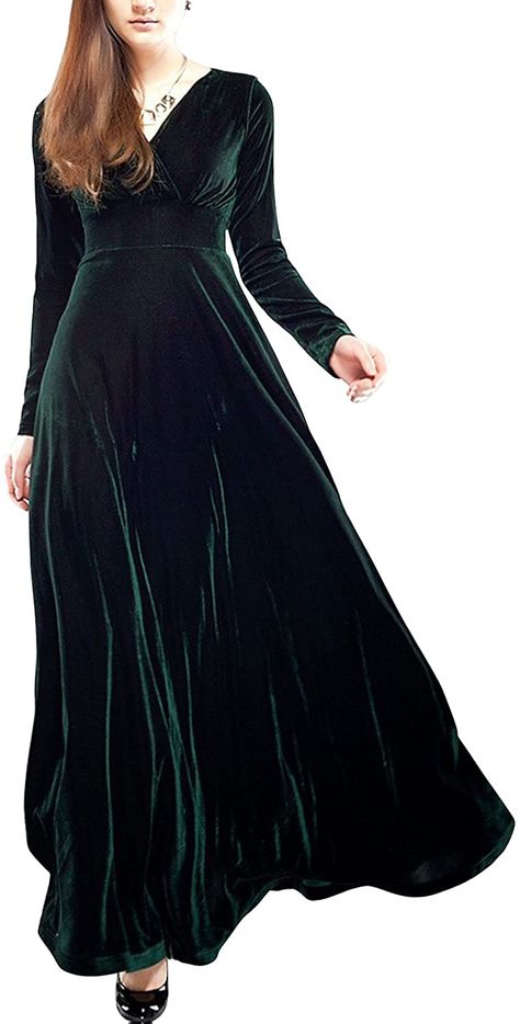 Plain Prom Dresses, Velvet Long Dress, Womens Velvet Dresses, Velvet Evening Dress, Maxi Dress Winter, Velvet Dress Long, Long Sleeve Velvet Dress, Long Sleeve Prom, Green Lace Dresses