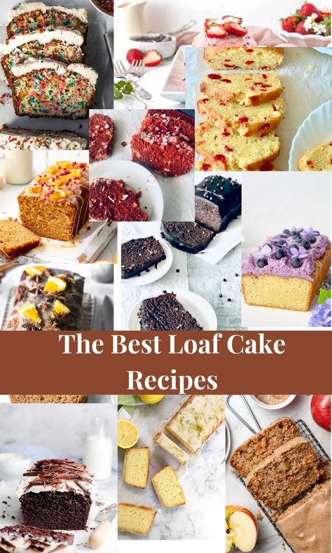 Easy and Best Loaf Cake Recipes - Bake with Sweetspot Unique Loaf Cake, Best Mini Loaf Recipes Christmas, Easy Dessert Loafs, Cakes In Loaf Pan, Bread Pan Cake Recipes, Mini Loaf Recipes Easy, Loaf Bread Recipes Desserts, Cake Loaf Ideas, Fall Loaf Cake Recipes