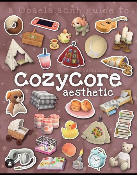 Acnh Design Codes Street Lamp, Cozy Core Animal Crossing, Cozycore Animal Crossing, Animal Crossing Rustic Theme, Acnh Aesthetic Ideas, Acnh Goldie House, Acnh Aesthetic Codes, Cozy Acnh Island, Acnh Gilmore Girls Theme