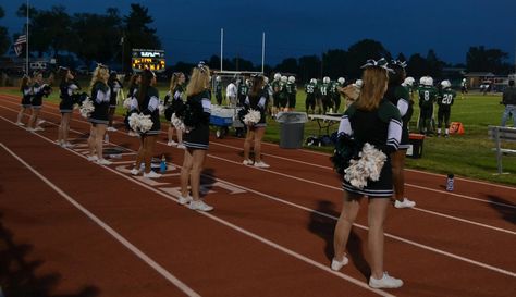 green and white Mica cheer uniforms Dark Green Cheer Uniform, Green And White Cheerleading Uniform, Green Cheer Uniforms, Slytherin Cheer Uniform, Green Cheerleader Uniform, Black Cheerleaders, School Dr, Cheer Uniforms, High School Cheer