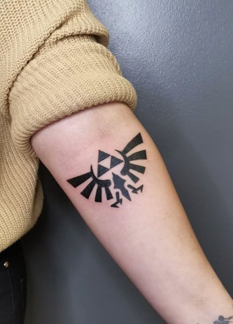 Video Game Tattoo Sleeve, Tattoos For Brothers, Matching Sibling Tattoos, Nintendo Tattoo, Game Tattoo, Video Game Tattoos, Nerdy Tattoos, Zelda Tattoo, Brother Tattoos