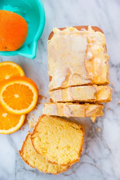 Quick Bread, Chia Seed Bread, Chia Bread, Candied Orange, Seed Bread, Candied Orange Peel, Orange Glaze, Chia Seed, Loaf Bread