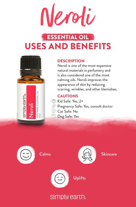 Neroli Essential Oil Benefits, Neroli Essential Oil Blends, Anti Aging Essential Oil Blend, Diy Perfumes, Earth Quick, Perfume Blends, Essential Oils Dogs, Wellness Board, Esential Oils