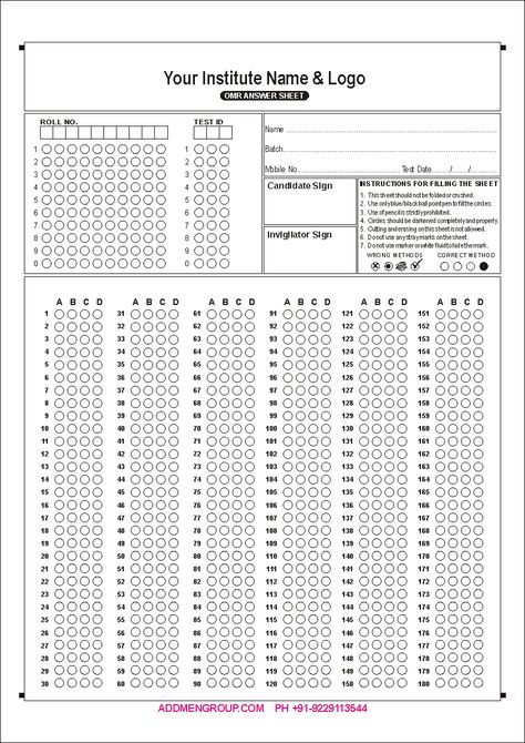 blank #omr #sheet for practice pdf :www.omrsheetsoftware.com/omr-sheet-download.htm Omr Sheet 150 Question, Omr Sheet For Neet, Neet Omr Sheet Sample, Omr Sheet Printable, Omr Sheet 100 Hd, Neet Omr Sheet, Answer Sheet Template, Omr Sheet, Biodata Format Download