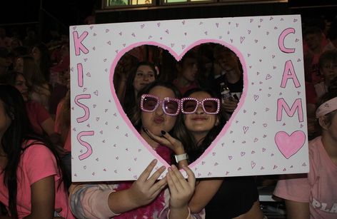 pink hearts football sign game kiss cam highschool Kiss Cam Football Game Poster, Kiss Cam, Football Ideas, Football Signs, A Football, Football Game, Poster Board, Football Games, Cute Photos