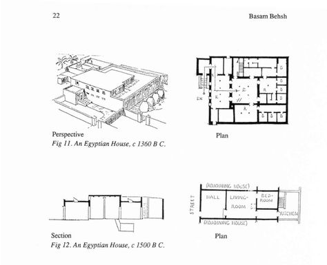 Figure 11 from The Traditional Arabic House. Its Historical Roots | Semantic Scholar Traditional Arabic House, Arabic Courtyard, Islamic Architecture House, Egyptian House, Arabic House, Mediterranean House Plan, Ancient Near East, Islamic Culture, House Layout