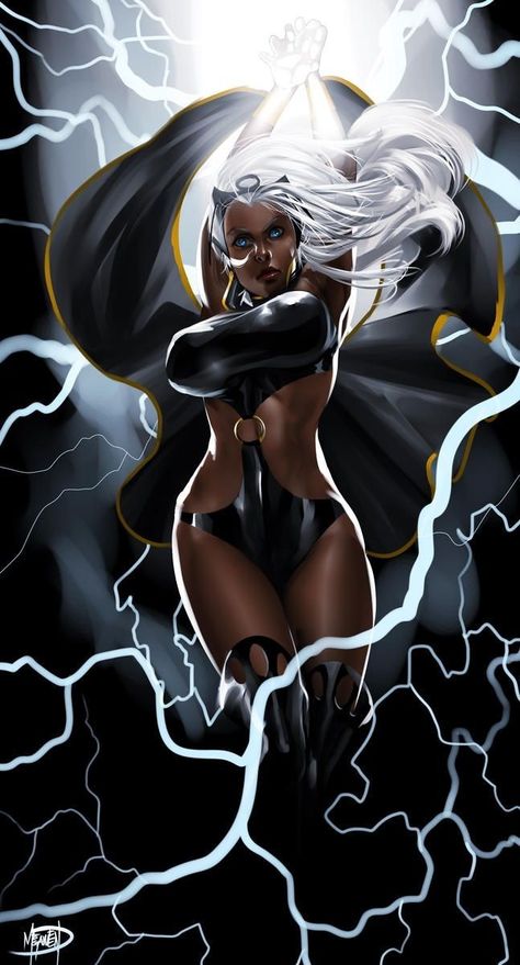 Storm Goddess, Storm Xmen, Storm Marvel, Storm Art, Marvel Heroines, Black Comics, Uncanny X-men, Marvel Girls, Marvel Comics Art