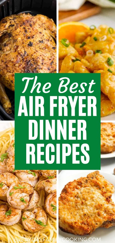 Essen, Dinner Ideas Air Fryer, Kids Dinner Ideas, Air Fryer Dinner, New Air Fryer Recipes, Air Fryer Recipes Snacks, The Best Air Fryer, Kids Dinner, Air Fryer Cooking Times