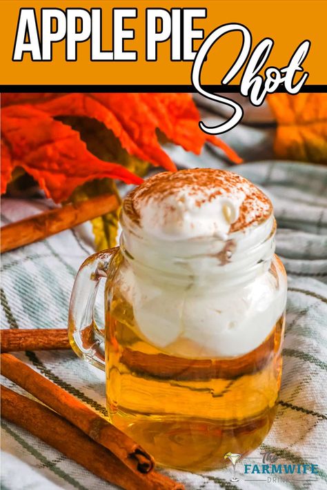 Apple Pie Shots Recipe Everclear, Apple Pie Shots Recipe, Apple Pie Drink Alcohol, Apple Pie Shots, Easy Shot Recipes, Apple Pie Moonshine, Easy Apple Pie, Cooked Apples, Shot Recipes