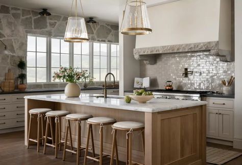 5 Favorite Studio McGee Kitchens Mcgee Kitchen, Farmhouse Kitchen Backsplash Ideas, Studio Mcgee Kitchen, The Mcgee Home, Farmhouse Kitchen Backsplash, Mcgee Home, Up House, Kitchen Cabinet Colors, Studio Mcgee