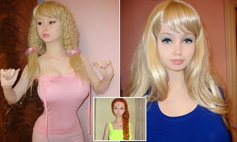 Yet ANOTHER #HumanBarbie emerges from Ukraine - this living doll is just 16 and claims she's had no surgery Emo Barbie Aesthetic, Living Dolls Human, 32f Bra, Human Barbie, Life Like Baby Dolls, Real Barbie, Human Doll, Beautiful Human, Real Doll