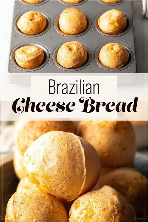 Brazilian Cheese Bread Recipe, Brazilian Cheese Bread, Baking Techniques, Baked Breads, Cheese Bread Recipe, Pain Sans Gluten, Cheese Puffs, Amazing Appetizers, Tapioca Flour