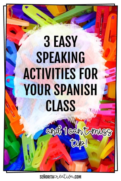 How To Learn Spanish, Spanish Club Activities, Spanish Club Ideas, Spanish Teacher Classroom, Conversational Spanish, Beginner Spanish Lessons, Spanish Learning Activities, Preschool Spanish, Speaking Spanish