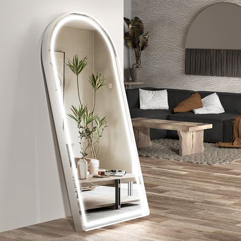 Faster shipping. Better service Big Stand Up Mirror, Body Mirror With Lights, Full Body Mirror With Lights, Stand Up Mirror, Mirror For Bedroom, Tall Mirror, Shower Mirror, Mirror Led, Full Body Mirror