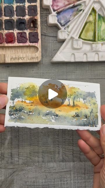 Amber Lane | Watercolor Enthusiast on Instagram: "Loose abstract ish watercolor landscape …how do you convince yourself to stay loose?

#watercolorlandscape #watercolorlandscapes #landscapepaintings #amberlane_art #amberlanewatercolor #watercolorforrelaxation" Loose Watercolor Landscape, Loose Watercolor Cityscapes, Watercolor Cliff Landscapes, Loose Watercolor, Watercolor Landscape, Amber, Landscape Paintings, Instagram, Art