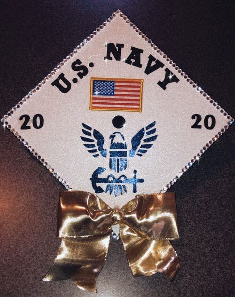 Usmc Graduation Cap, Military Graduation Cap, Navy Graduation Cap, High School Graduation Cap Designs, Grad Cap Design, Graduation Cake Designs, College Grad Party, College Grad Cap Ideas, High School Graduation Cap